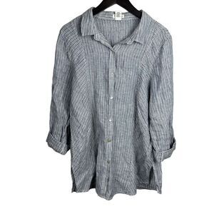Artisanny 100% linen button down size large